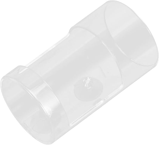 Hemobllo Automatic Acrylic Aquarium Feeder for Fish Tanks Shrimp Feeding Dish with Suction Cup Small Size Precise Feeding Tool for Vacation Fish Tank Use