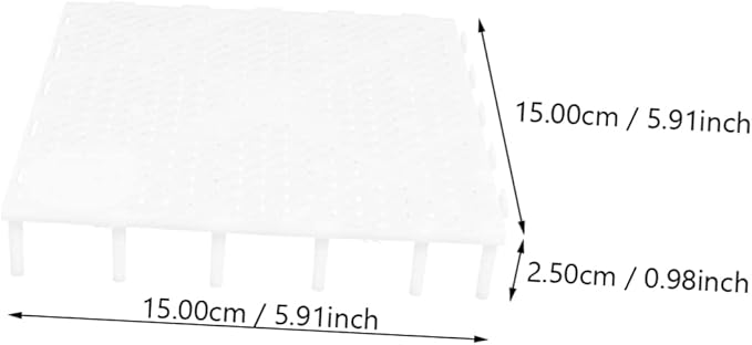 BESPORTBLE 10pcs Aquarium Filtering Plates Durable Sand Dividing Boards for Fish Tank Isolation Multi Design for Enhanced Water Permeability Easy DIY Setup for Optimal Aquascaping