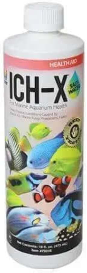 Hikari Usa AHK73316 Salt water Ich-X for Aquarium, 16-Ounce