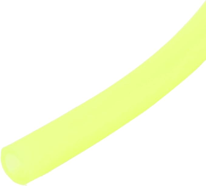 AYNEFY Pump Tube Silicone Fish Oxygen Hose Soft Water Hose Silicone Tube to Use Silicone Tubing for Aquarium Accessories Aquarium Air Hose, 196.9inch Aquarium (Yellow)