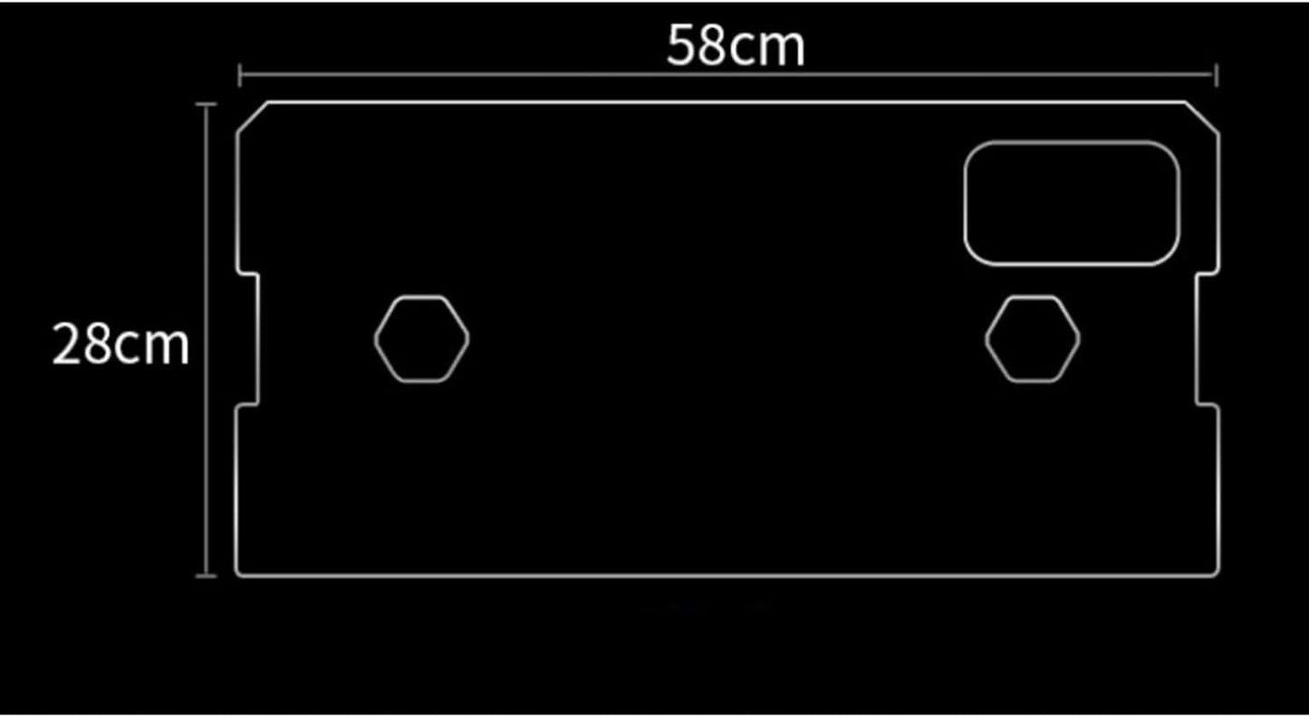 Aquarium Cover, Anti Jumping Fish Tank Top Cover, Transparent, for Aquariums for Fish, Reptiles and Turtles(58x28cm/22.8x11in)