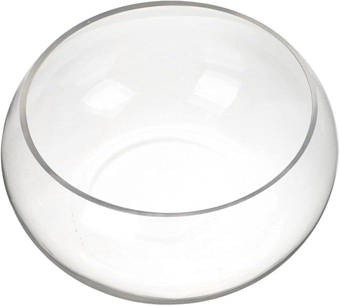 IMIKEYA Glass Bubble Bowl Bowl Glass Vase Clear Bubble Planter Terrarium Fish Bowl Wide Mouth Flower Vase Hydroponic Planter Candy Dish Fruit Jar for Wedding Home Decor 15cm