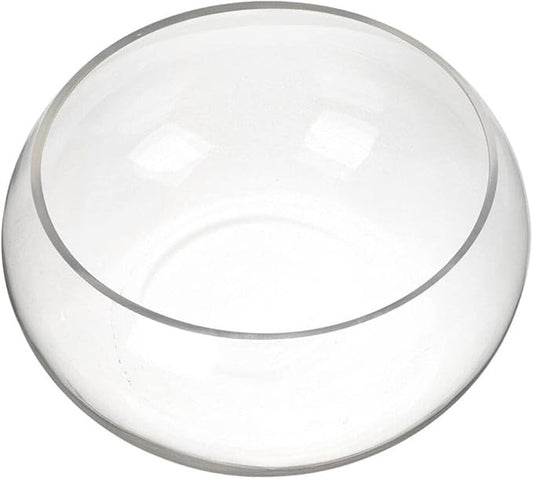 IMIKEYA Glass Bubble Bowl Bowl Glass Vase Clear Bubble Planter Terrarium Fish Bowl Wide Mouth Flower Vase Hydroponic Planter Candy Dish Fruit Jar for Wedding Home Decor 15cm