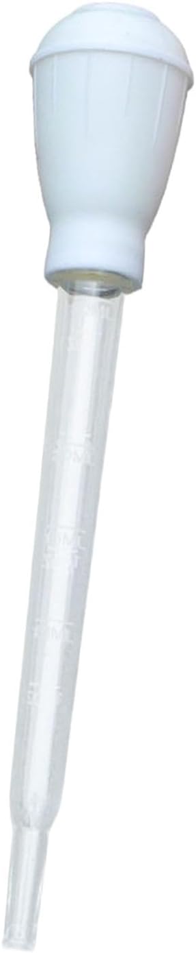 Aquarium Vacuum Cleaner Manual Water Changer Fish Tank Siphon Cleaning Tool Gravel Sand Sludge Extractor Transparent PP Material Easy to Use Suitable, White