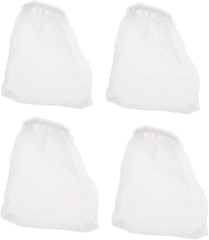 4pcs Aquarium Filter Bags Reusable Fish for Tank Filter Nylon Bag for Electric Gravels Cleaner Water Changer Sand Washer