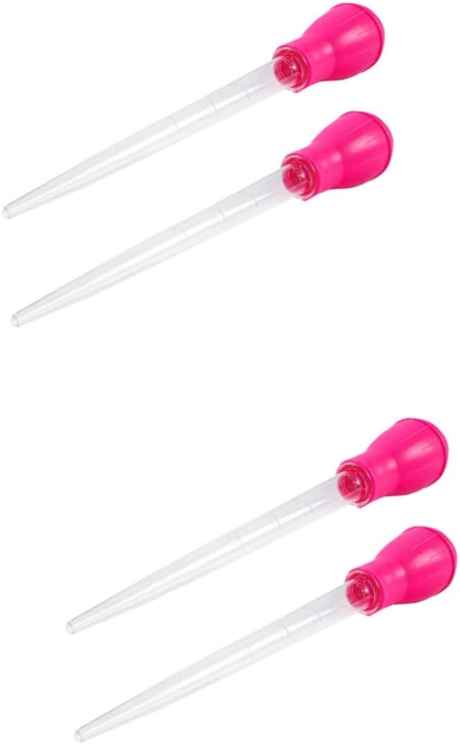 DOITOOL 2sets Aquarium 30ml Fish Tank Pipette Moss for Tank Sturdy Material Safe for Water Changes 2pcs*2