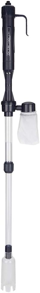Electric Aquarium Gravel Cleaner, Wireless Fish Tank Cleaning Pump with Telescopic Tube, Multi - Functional Sand Washer for Water Change and Waste Removal in Freshwater