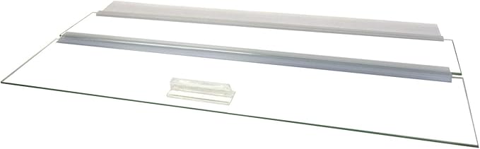 Glass Canopy for Aquariums with and Without Center Braces, 10 Gallon to 200 Gallon Aquariums (Tank Without Center Brace, 24" L x 12W)