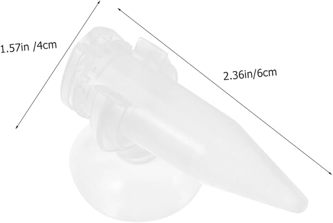 POPETPOP 6Pcs Aquarium Feeder Automatic Shrimp Hatchery with Suction Cup Easy to Use Fish Food Dispenser for Freshwater and Saltwater Tanks Durable and Space Saving Feeding