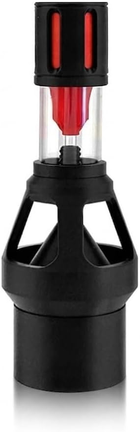 Fish Tank Silencer, H-Shaped Anti-Overflow Filter, Plastic Brush Spiral Filter, Fish Tank Accessory(Red,40mm)