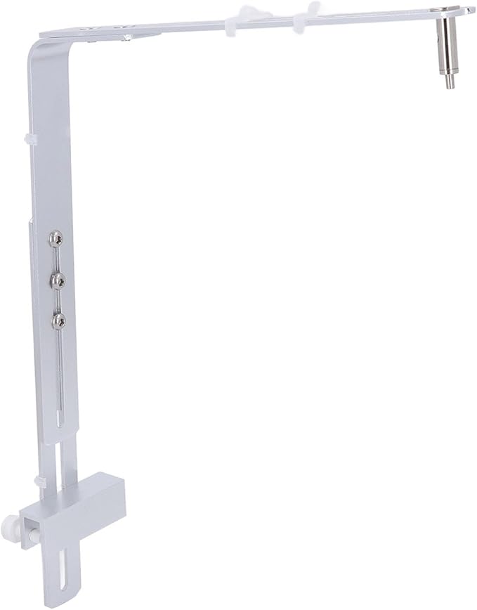 Aquarium Light Holder, Minimalist Aluminum Alloy Aquarium Light Bracket, Adjustable Height Universal Fish Lighting Holder Aquarium Light Support Stand for Hanging Lamp (Silver)