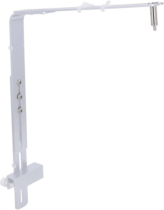 Aquarium Light Holder, Minimalist Aluminum Alloy Aquarium Light Bracket, Adjustable Height Universal Fish Lighting Holder Aquarium Light Support Stand for Hanging Lamp (Silver)