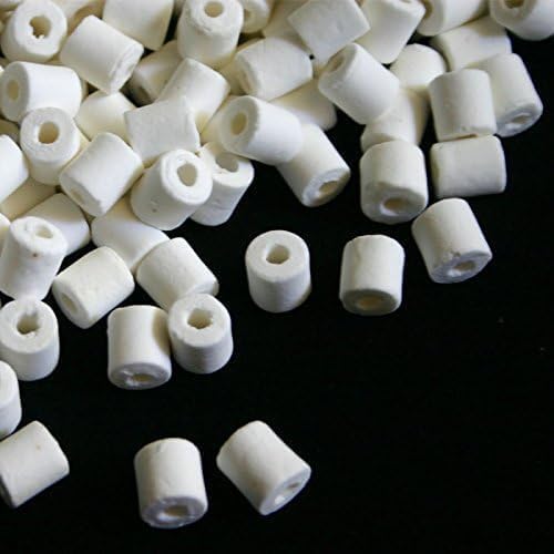 Aquarium Filter Media, Bulk Bio Ceramic Rings for Fish Tank, Canister Filter, Pond, Coral Reef (5-lb)