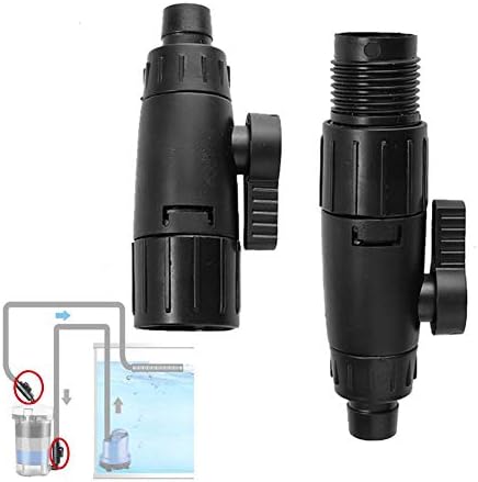 Aquarium Hose Valve, Fish Hose Pipe Quick Release Connector Adapter Aquarium Filter Connector(12mm to 16mm)