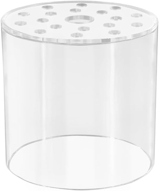 DONGKER Coral Feeder Cover, Transparent Acrylic Coral Breeding Protection Cover Avoid Food Floating Around for Aquarium Fish Tank(80mm,100mm,120mm)