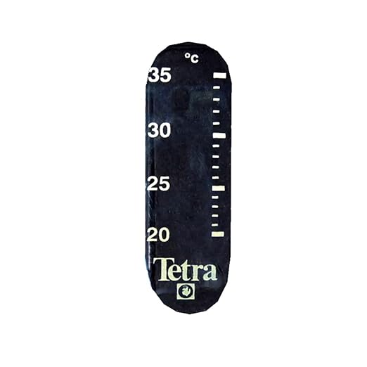 Tetra TH 30 Aquarium Thermometer, Precise Liquid Thermometer for Attaching Outside on The Aquarium Pane, Pack of 1