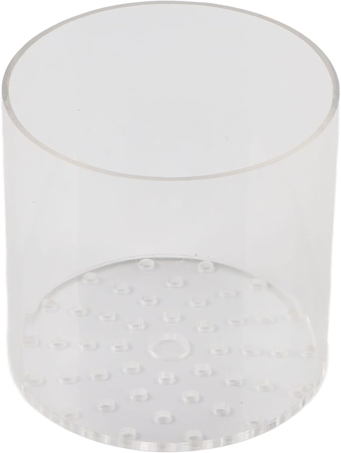Acrylic Transparent Coral Feeder Cover, Coral Reef Feeding Breeding Protection Cover, Anti Feeding Shrimp for Aquarium Fish Tank (120mm)