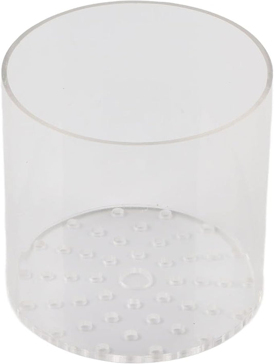 Acrylic Transparent Coral Feeder Cover, Coral Reef Feeding Breeding Protection Cover, Anti Feeding Shrimp for Aquarium Fish Tank (120mm)