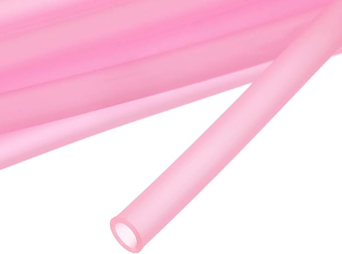 uxcell Aquarium Airline Tubing Hose 5/32" ID 15/64" OD 1Pcs 13.12 Ft Silicone Flexible Airline Tubing for Fish Tank, Terrariums, and Hydroponics, Pink