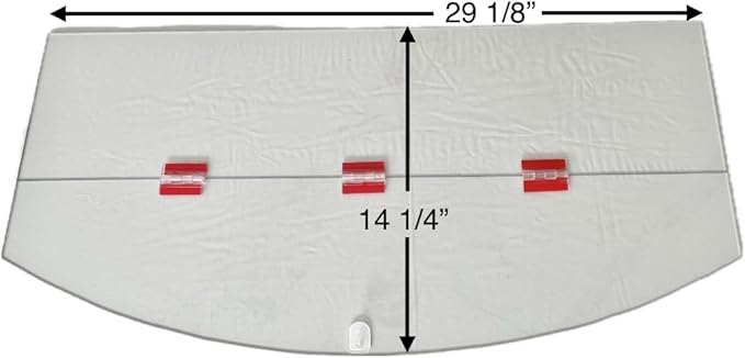 Aquarium Lid 36 Gallon Bow Front 3/16" Clear Polycarbonate. Tank not Included (No Cutout)