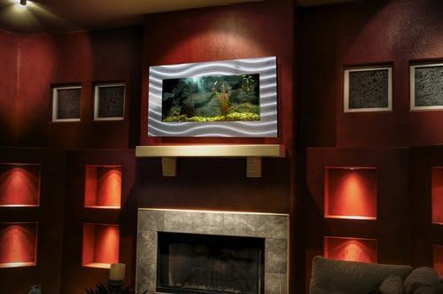 Aussie Aquariums AA-Skyline-BGOLD 2.0 Wall Mounted Aquarium Brushed Gold