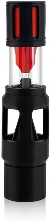 Fish Tank Silencer, H-Shaped Anti-Overflow Filter, Plastic Brush Spiral Filter, Fish Tank Accessory(Red,25mm)