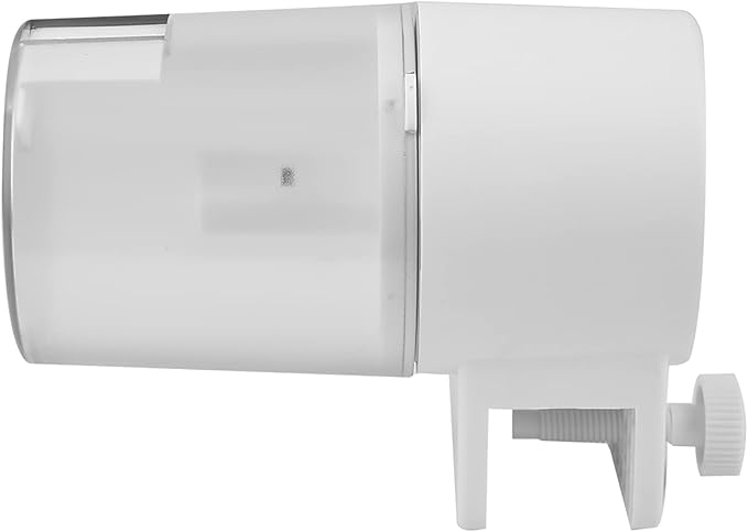 Automatic Fish Feeder | 12 / 24H Timer & Adjustable Portion for Aquarium | 60g / 100g Food Box | Sturdy Plastic Design for Fish/Turtles/Frogs