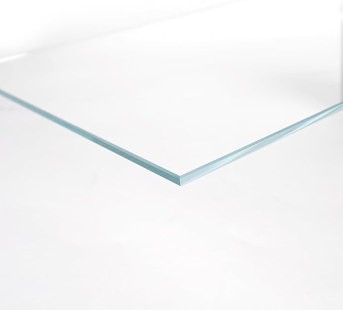 LANDEN 4mm Thick Clear Glass Aquarium Lid, Includes 4 Clips for Secure Placement, 432 X 230mm(17.01x9.06 inches) for 440-444 mm Inner Length Aquariums, Adapted to LANDEN SD453030