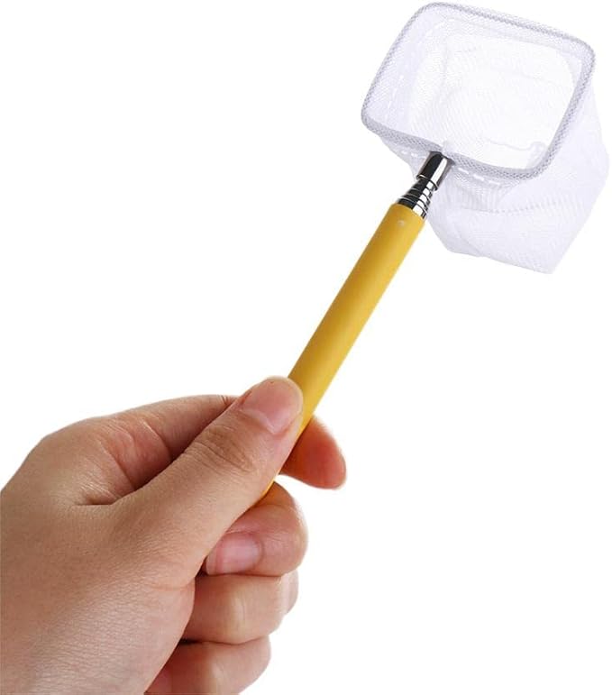 Catch Net Retractable Aquarium Fish Net, Long Handle Fish Tank Net, Fish Tank Cleaning Catching Net, Fish Scoop Aquarium Supplies