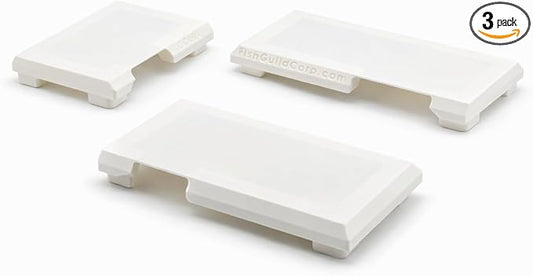 Chamber Cover Lids Designed for Fluval Flex 15G 57L Aquarium 3-Set (White)