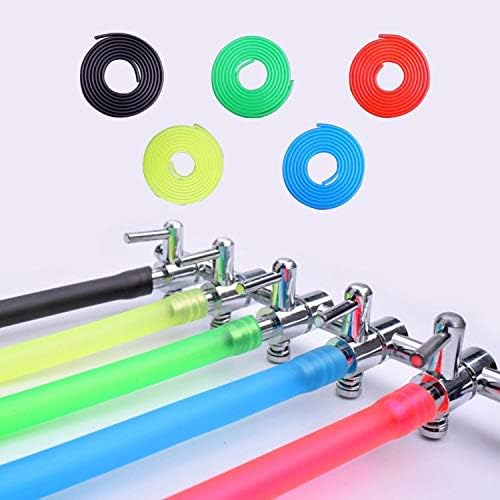 Airline Tubing for Aquarium 16.4 Feet Rubber Fish Tank Air Tubing Standard Colorful Aquarium Hose for Air Pump Black Yellow Green Red Blue (Yellow)