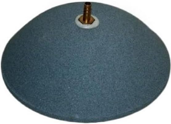 Large Dome High Output Sintered Airstone, 6 Inch (152mm) Heavy Duty Dome Sintered Air Stone Large, for Koi Fish Pond or Large Aquarium Aeration | Bubble Diffuser Used with Pond Pumps and Fish Tanks