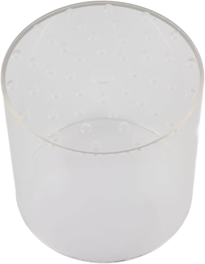 Acrylic Transparent Coral Feeder Cover, Shrimp Device for Aquarium Fish, Safe Coral Environment to Observe Coral Health (120mm)