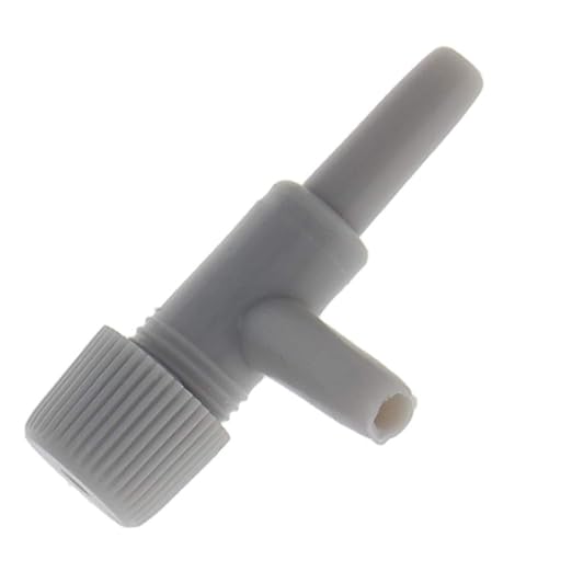 MroMax Aquarium 2 Way Air Line Plastic Regulator Connector for Fish Tank Pump 4mm/0.16",Gray 20 Pcs