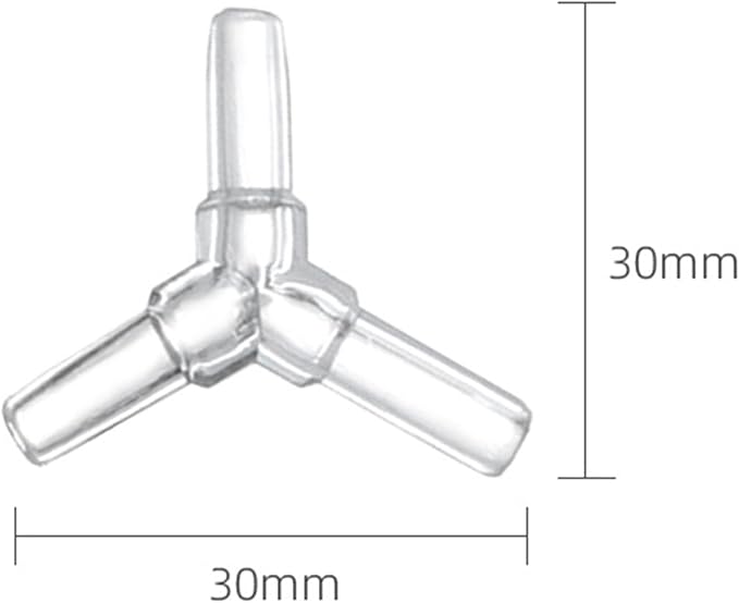 Yuly 5PCS Airline Tubing Check Valves Control Connectors Accessories Aquarium- Airline Tubing Hose Hose Fittings