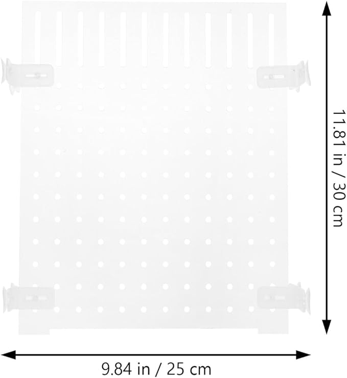 Ipetboom 1pc Fish Tank Acrylic Divider Board with Suction Cup - Mixed Breeding to Keep Different Fish Separated