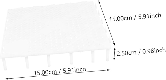 Happyyami 10pcs Aquarium Isolation Plates Sand Divider Board for Fish Tank for Enhanced Water Permeability Smooth Cutting Easy to Use