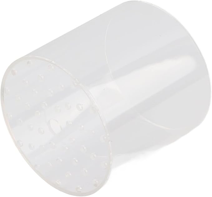 Acrylic Transparent Coral Feeder Cover, Shrimp Device for Aquarium Fish, Safe Coral Environment to Observe Coral Health (120mm)