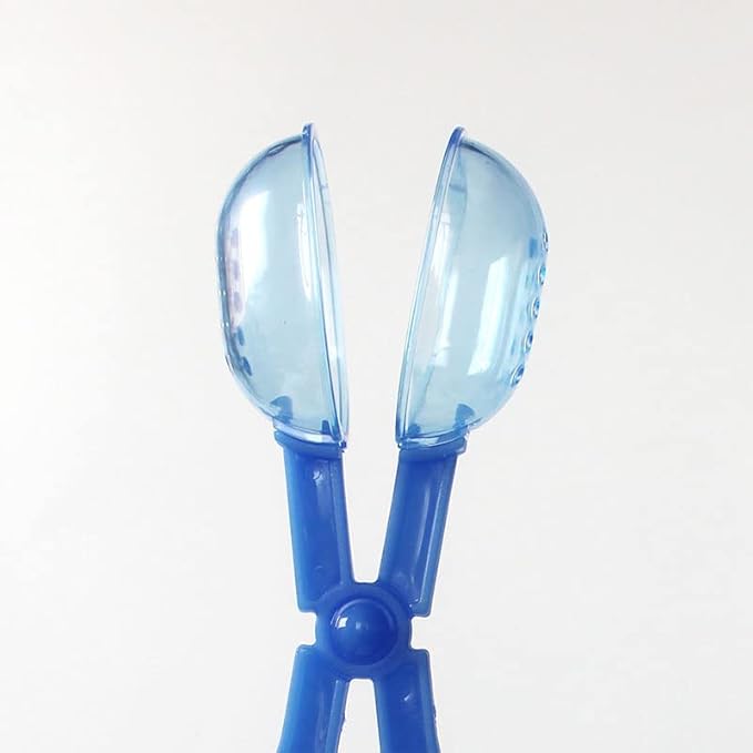 Ximimark 3 pcs Classic Aquarium Litter Blue Clear Reptile Poop Clamp Tool Kit New