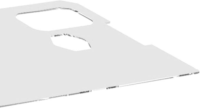 Tank Lid Cover Aquarium Lid Anti Jumping for Aquariums Without Center Simple Installation DIY with Feeding Window, 400x230x4mm