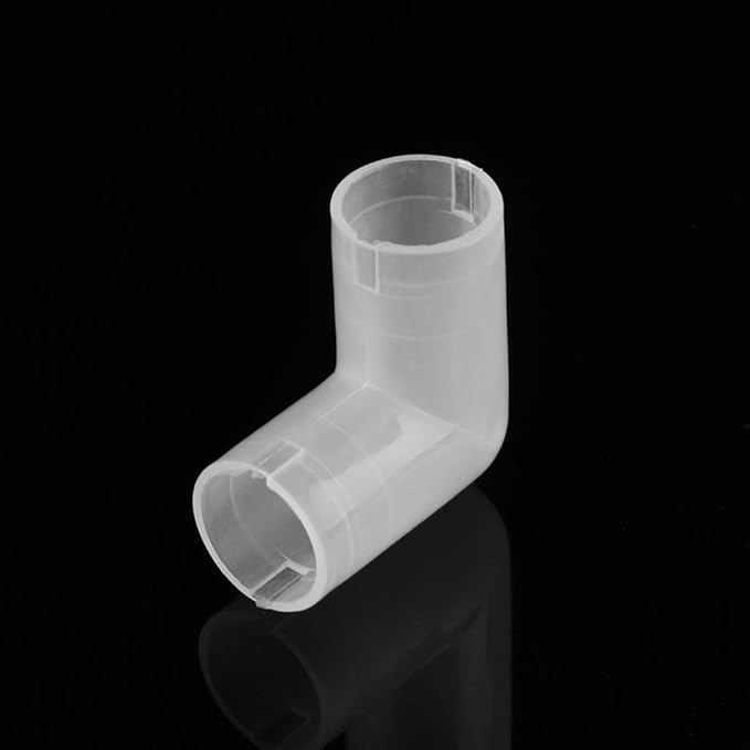 Plastic Fitting Water Tube Connector 3/8 Inch Elbow Adapter for Aquarium Water System Poultry Waterer Equipment White Aquarium Heater Light Thermometers Gravel Sand Decorations