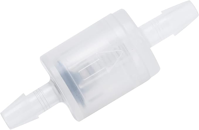 Check Valve Air Pump Accessories PP NonSlip Airtight Valve for Aquarium Hydroponics Air Tubing 1/4 Inch (1/8'')
