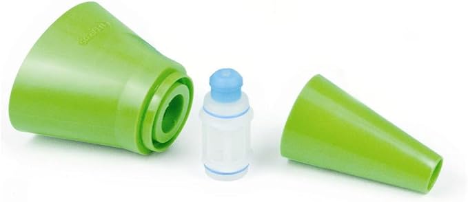 SteriPen FitsAll 4-Micron Pre-Filter Adapter, Collapsible Funnel for Wide-Mouth Water Bottles, Removes Sediment Before UV Treatment, Lightweight Green Camping Hiking and Travel Accessory