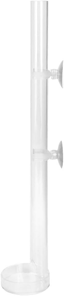 Estink Aquarium Feeding Tube, Acrylic Transparent Fish Feeder for Crystal Shrimp, Tropical Fish (Tube Length 40 cm)