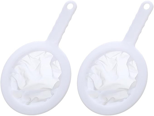 2 Pcs Aquarium Baby Brine Shrimp Net Sieve Eggshell Separator Artemia Collecting Net 80 Mesh 200 Mesh for Brine Shrimp Hatchery