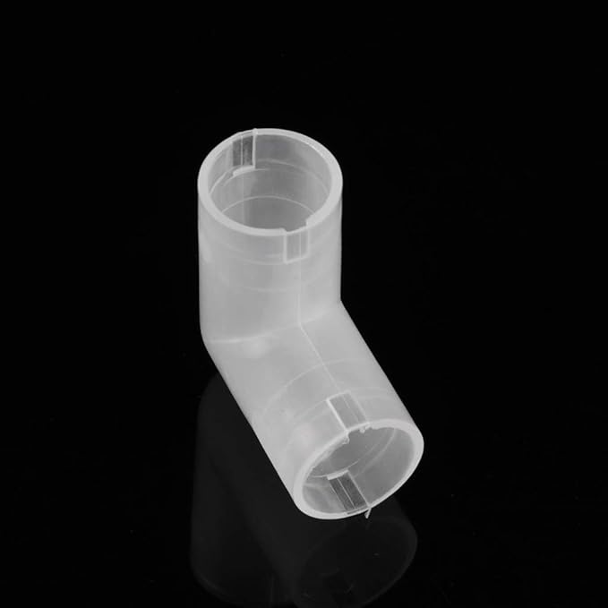 Plastic Fitting Water Tube Connector 3/8 Inch Elbow Adapter for Aquarium Water System Poultry Waterer Equipment White Aquarium Heater Light Thermometers Gravel Sand Decorations