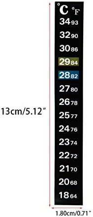 Digital Aquarium Tank Fish Thermometer Temperature Sticker Dual Scale 1 Piece