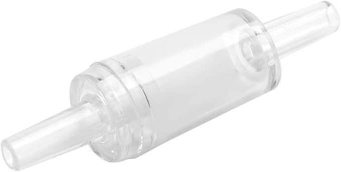 Pssopp 10Pcs Aquarium AirControl Valve One Way Non-Return Check Valve (White)