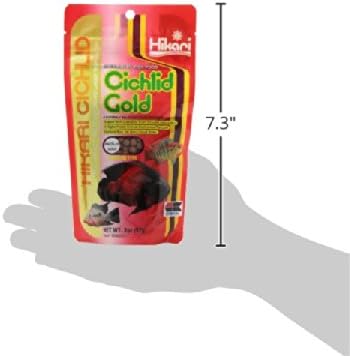 Hikari 2-Ounce Cichlid Gold Floating Pellets for Pets, Medium