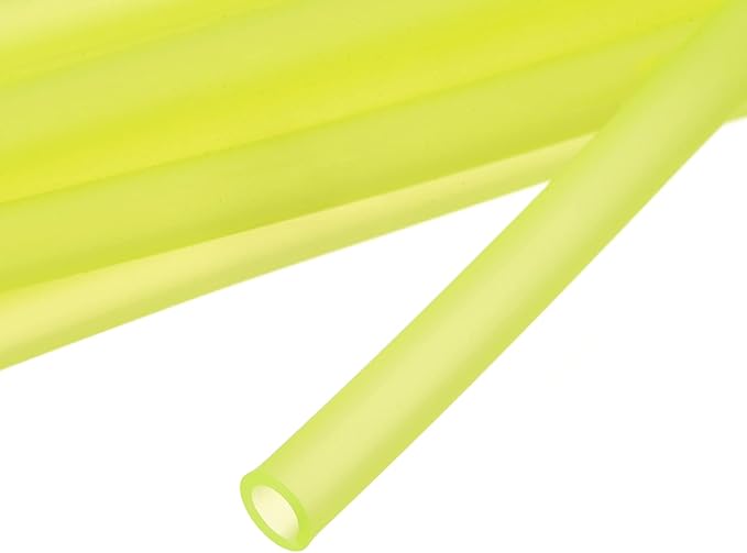 uxcell Aquarium Airline Tubing Hose 5/32" ID 15/64" OD 1Pcs 13.12 Ft Silicone Flexible Airline Tubing for Fish Tank, Terrariums, and Hydroponics, Yellow